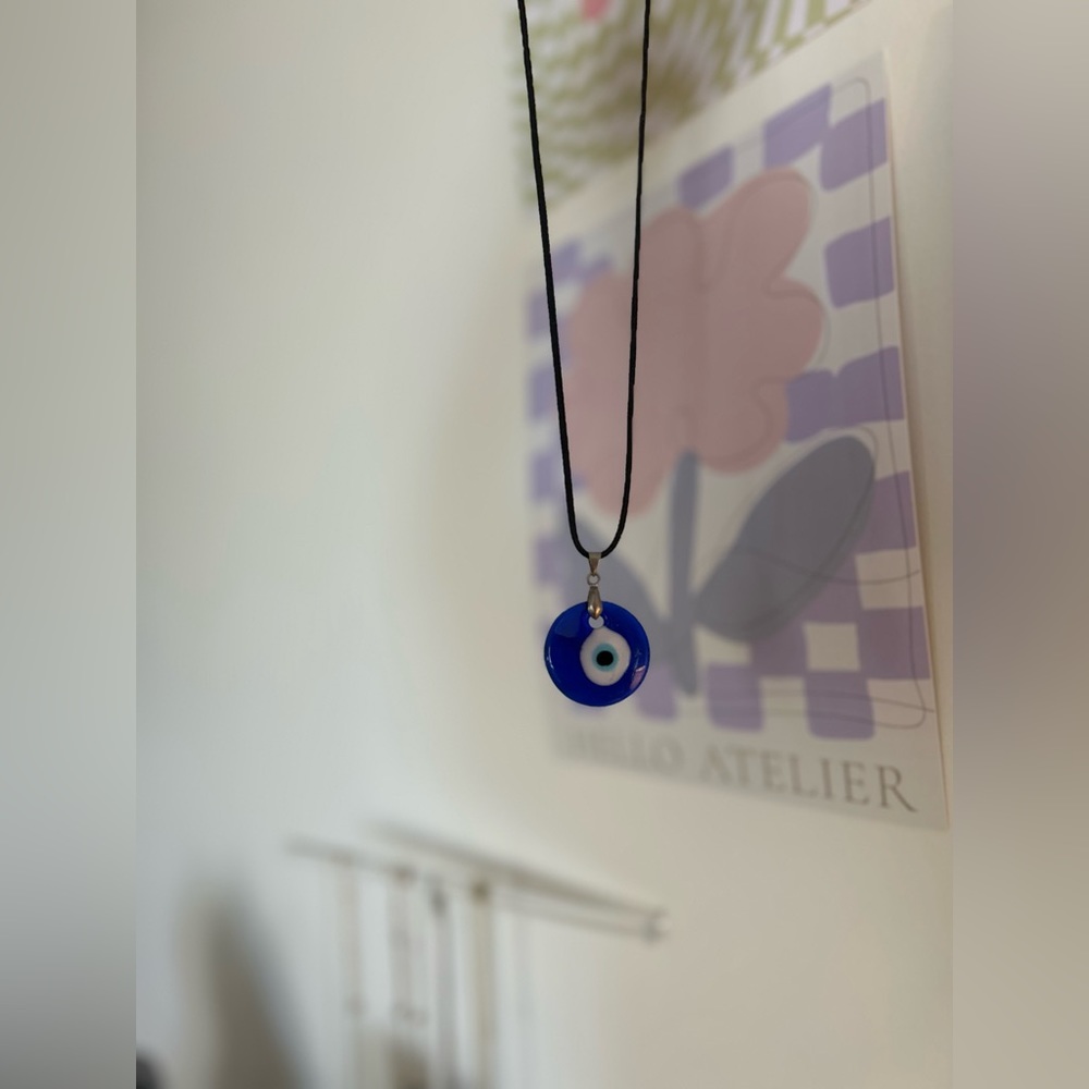 Women’s Evil Eye Hippie Adjustable Necklace.